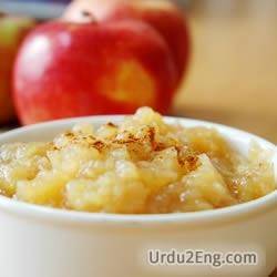 applesauce Urdu Meaning