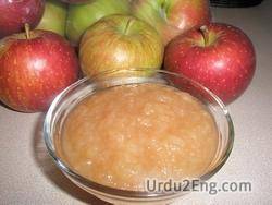 applesauce Urdu Meaning