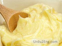 butter Urdu Meaning