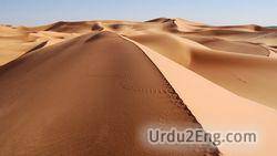 desert Urdu Meaning