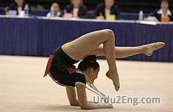 gymnast Urdu Meaning