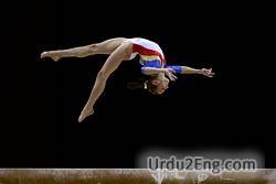 gymnast Urdu Meaning