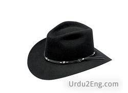 hat Urdu Meaning