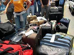 luggage Urdu Meaning