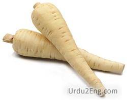 parsnip Urdu Meanings