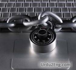 security Urdu Meaning