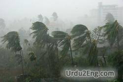 windstorm Urdu Meaning