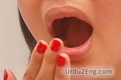 yawning Urdu Meaning